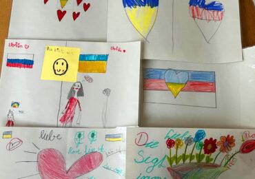 Frieden für die Ukraine – Wir stehen zusammen! Spendenaktion der Brüder-Grimm-Grundschule